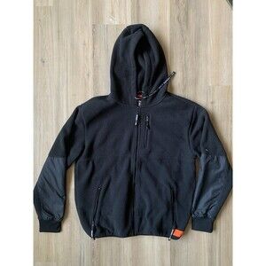 Vans X Christopher Raeburn Black Fleece Full-Zip Hoodie Jacket Mens Large RARE!